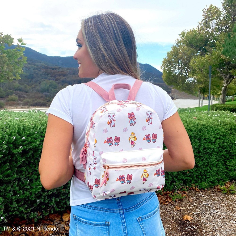 slide 3 of 6, Controller Gear Nintendo Animal Crossing Mini Backpack, 1 ct