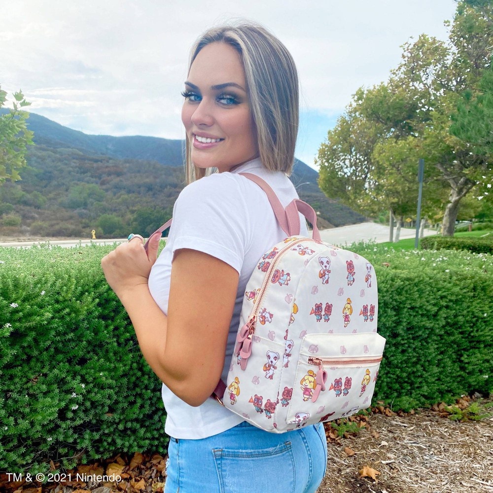 slide 4 of 6, Controller Gear Nintendo Animal Crossing Mini Backpack, 1 ct