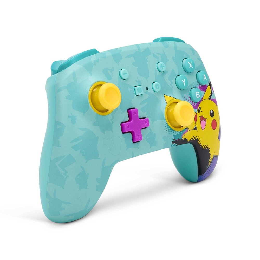 slide 2 of 13, PowerA Enhanced Wireless Controller for Nintendo Switch - Pikachu Paint, 1 ct