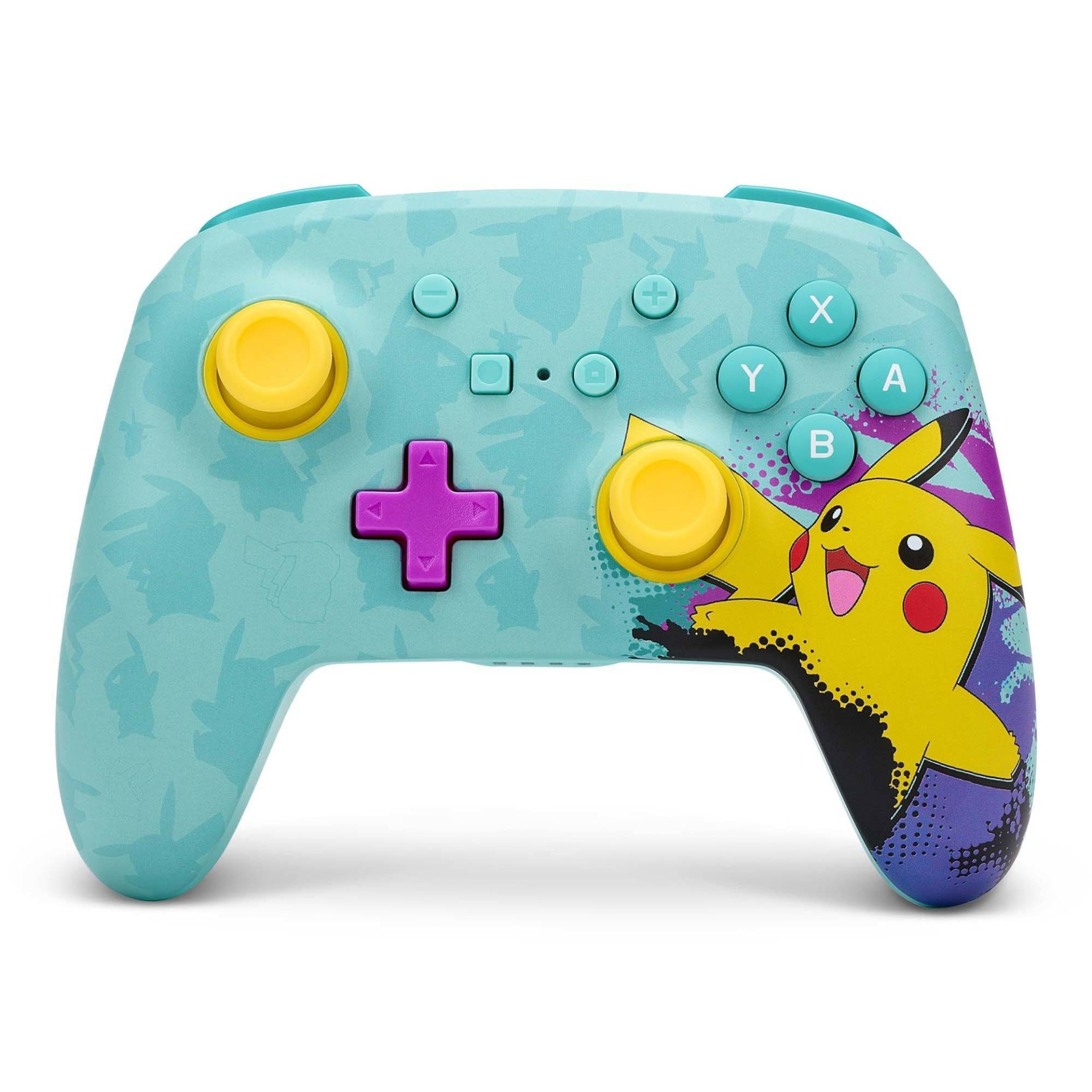 slide 1 of 13, PowerA Enhanced Wireless Controller for Nintendo Switch - Pikachu Paint, 1 ct