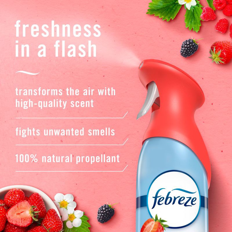 slide 3 of 12, Febreze Air Effects Odor-Fighting Air Freshener - Berry & Bramble - 8.8oz, 8.8 oz