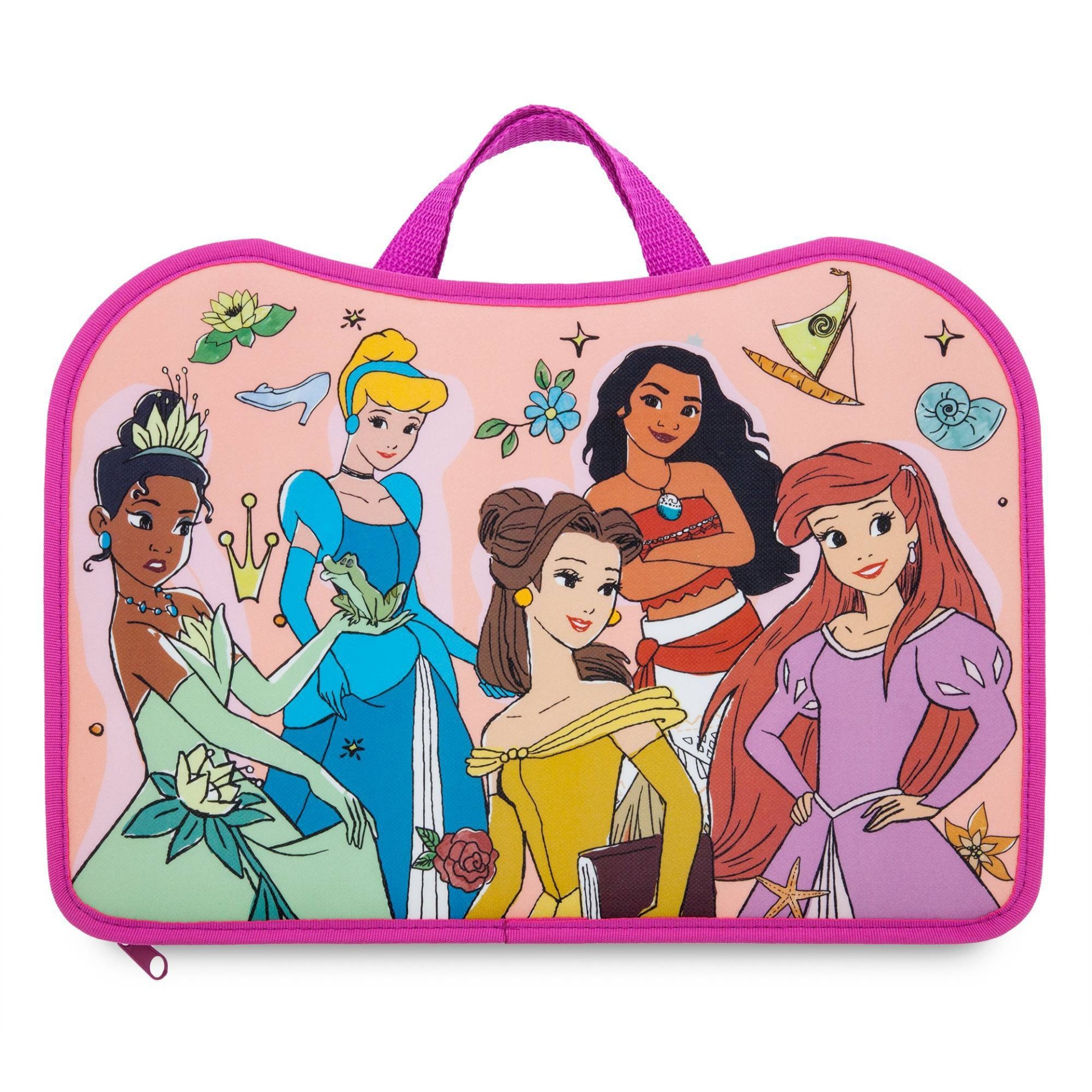 slide 1 of 3, Disney Princess Deluxe Zip Art Kit, 1 ct