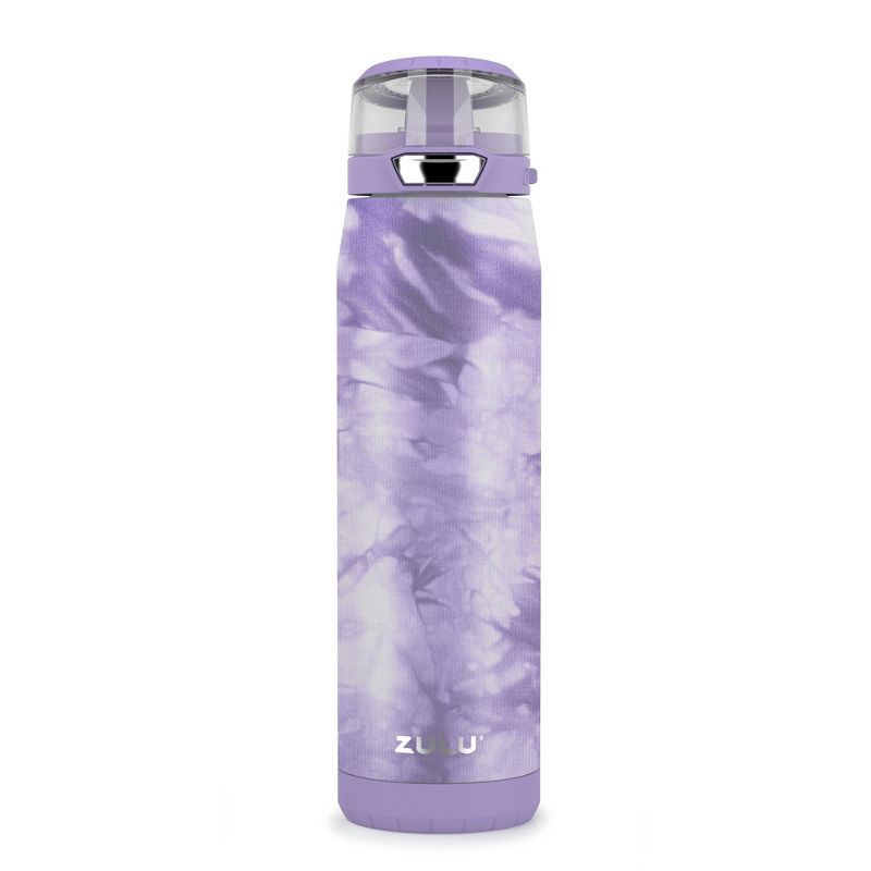 slide 1 of 5, Zulu Swift 20oz Stainless Steel Water Bottle - Airwrap Purple, 20 oz