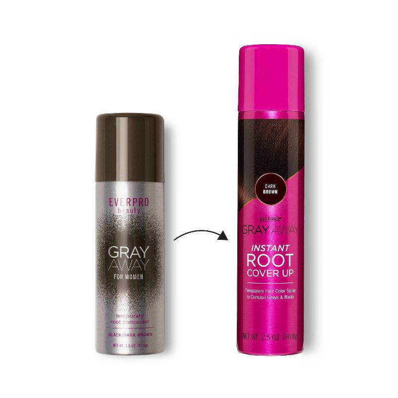 slide 4 of 5, EVERPRO Gray Away - Dark Brown - 2.5oz, 2.5 oz