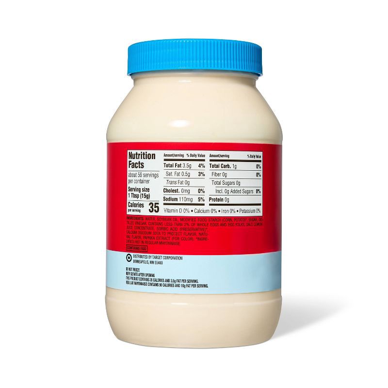 slide 2 of 3, Light Mayonnaise - 30 fl oz - Market Pantry™, 30 fl oz