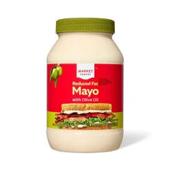 Reduced Fat Mayonnaise with Olive Oil - 30 fl oz - Market Pantry™