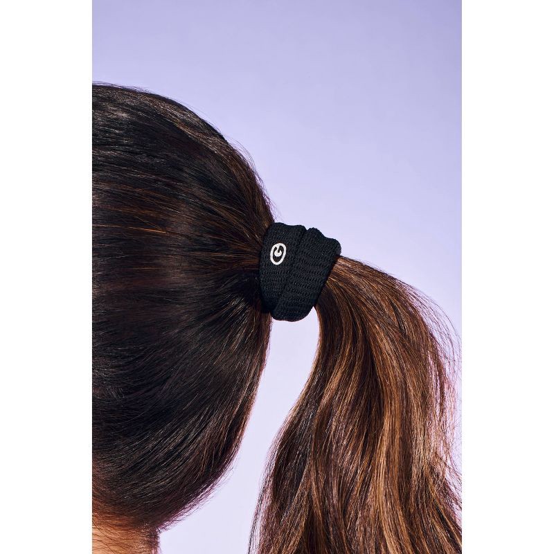 slide 3 of 6, Gimme Beauty Thick Hair Tie Bands - Black - 6ct, 6 ct