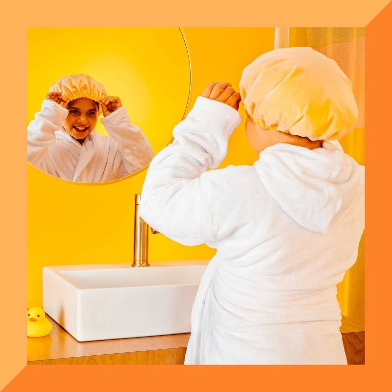 slide 2 of 5, Cantu Kids' Satin Liner Shower Cap, 1 ct