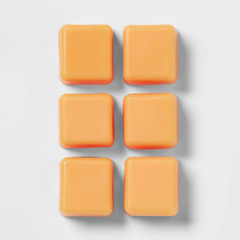 slide 3 of 3, 6 Cube Melt Orange Blossom and Oak - Threshold™, 1 ct