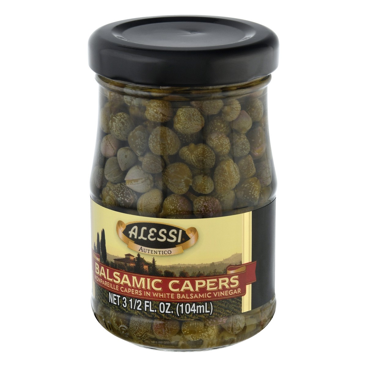 slide 4 of 12, Alessi Balsamic Capers, 3.5 oz