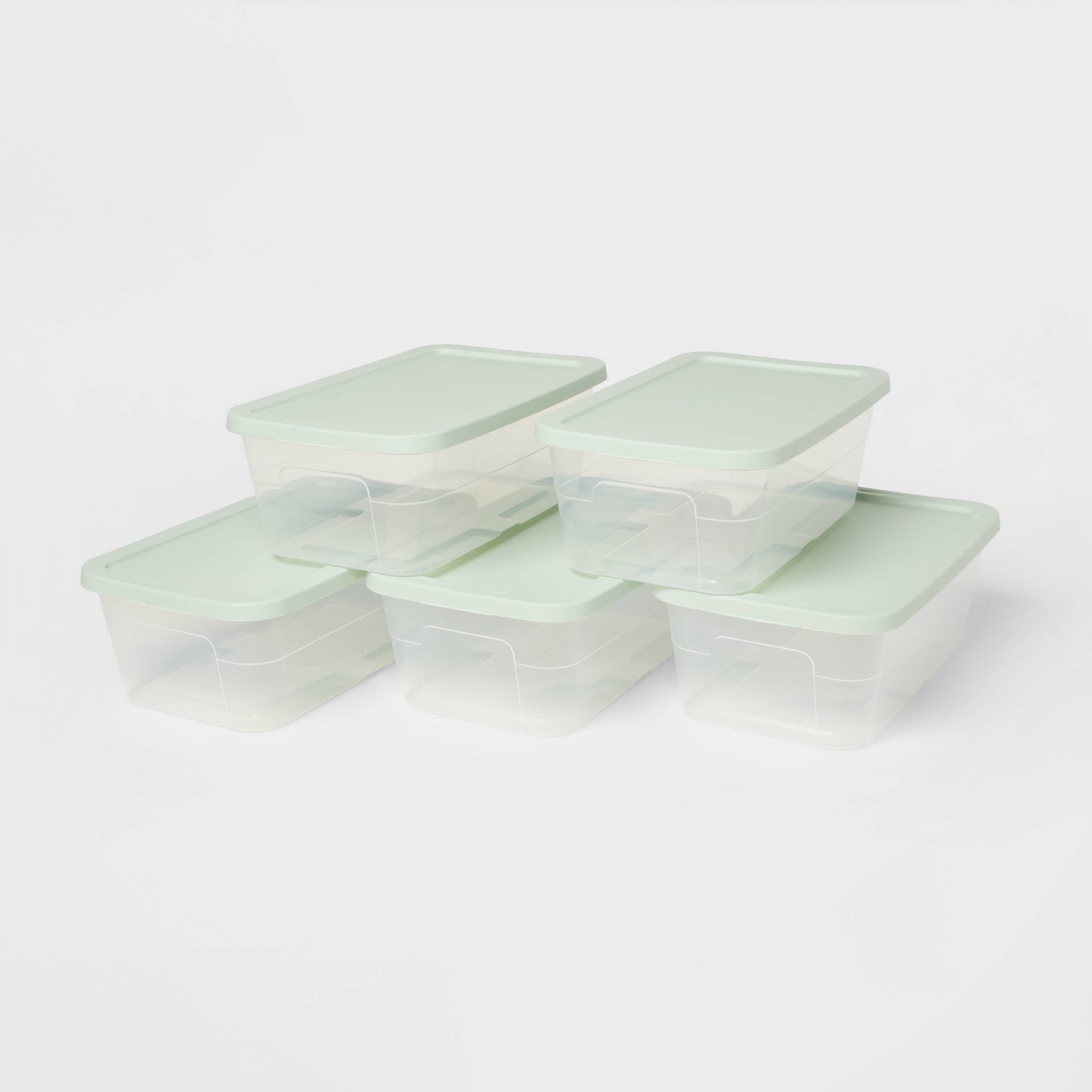 6qt Clear Storage Box White - Room Essentials™ : Target