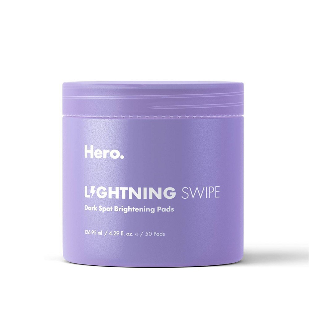 slide 2 of 10, Hero Cosmetics Lightning Swipe Dark Spot Brightening Pad - 50ct, 50 ct