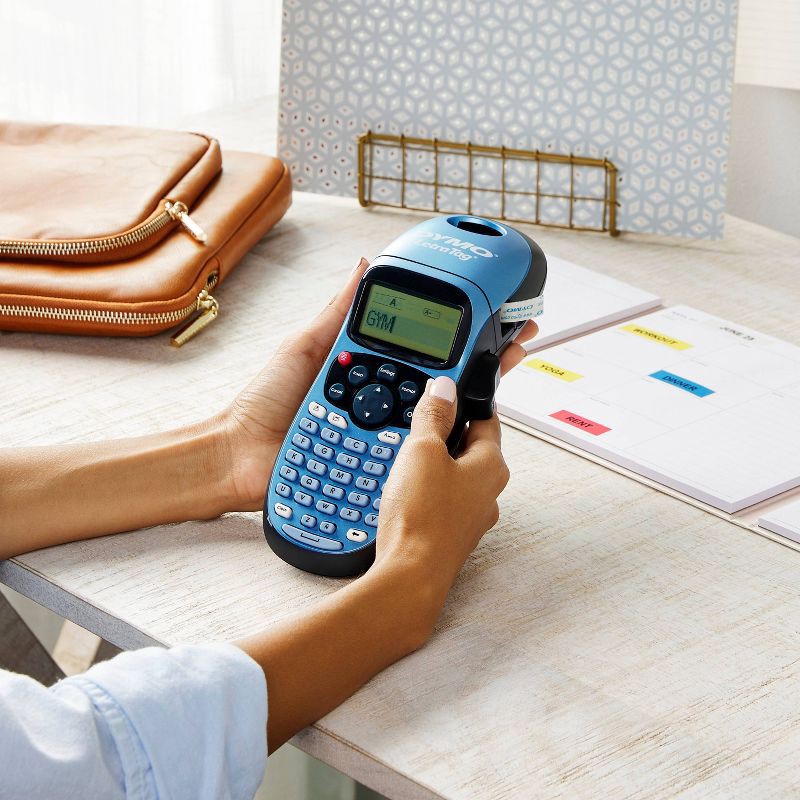 slide 3 of 8, DYMO LetraTag 2pk Label Tape Cassette Black on Clear Plastic, 2 ct