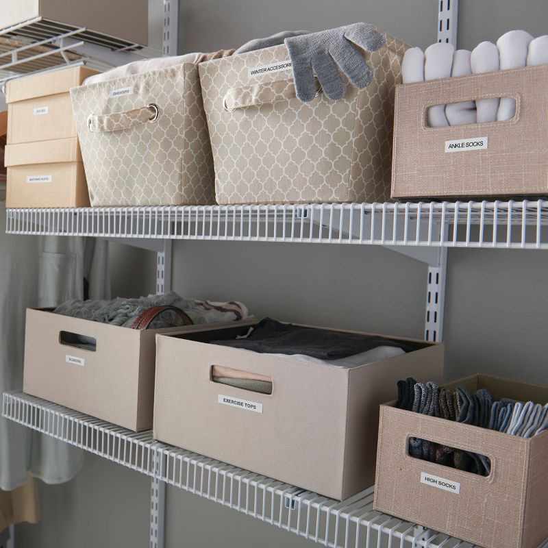 slide 8 of 8, DYMO LetraTag 2pk Label Tape Cassette Black on Clear Plastic, 2 ct