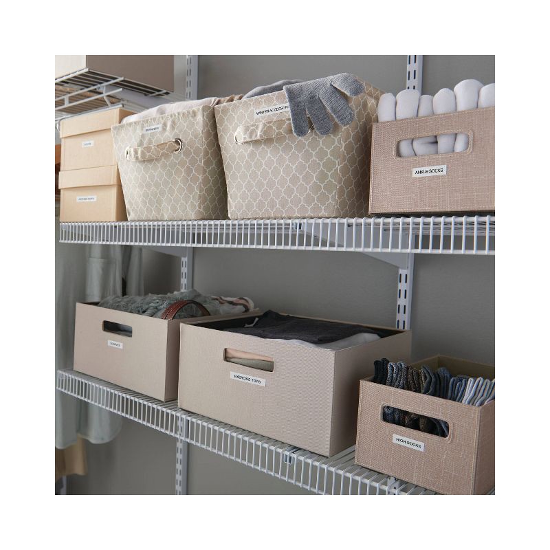 slide 7 of 8, DYMO LetraTag 2pk Label Tape Cassette Black on White Plastic, 2 ct