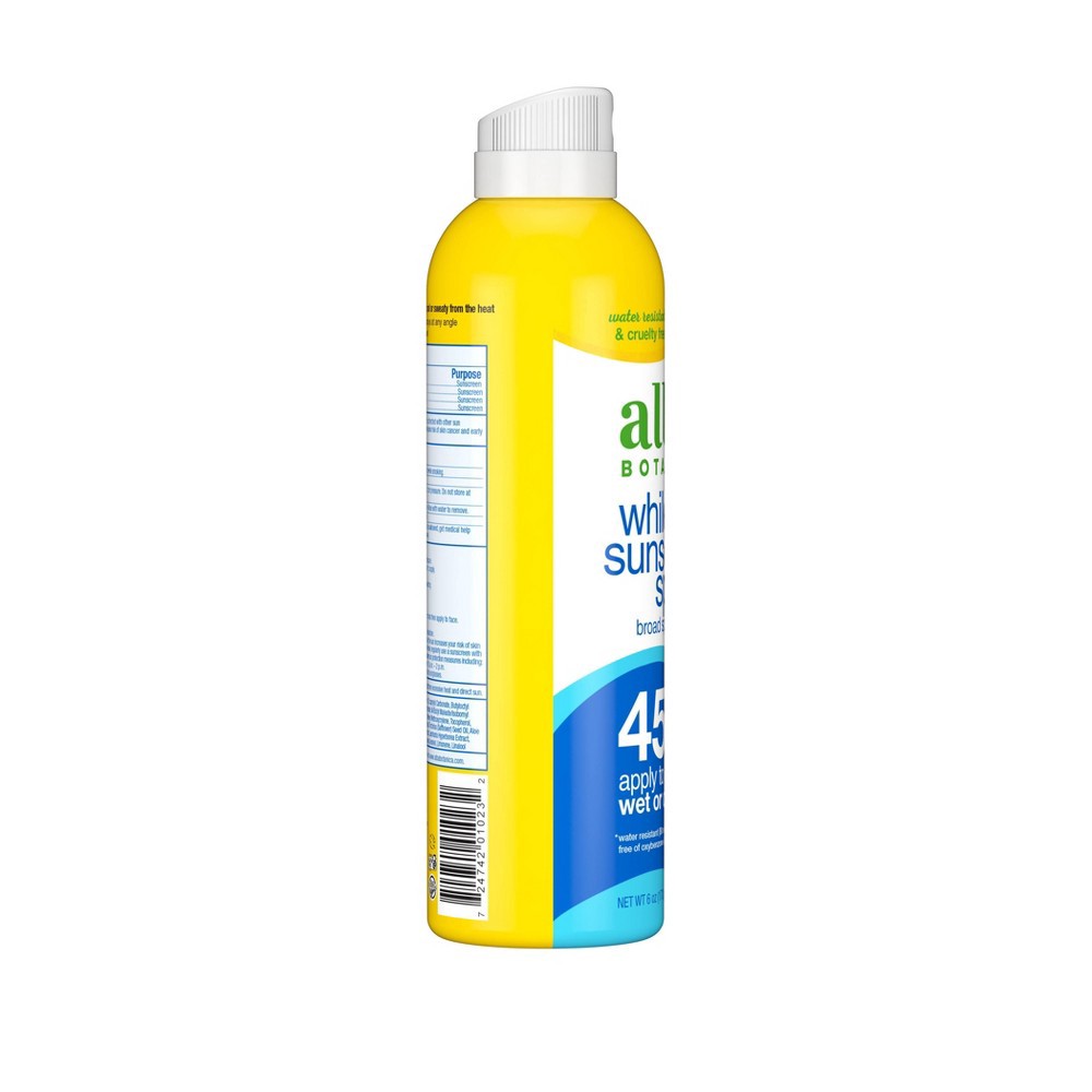 slide 3 of 3, Alba Botanica While Wet Sunscreen Spray - SPF 45 - 6oz, 45 x 6 oz