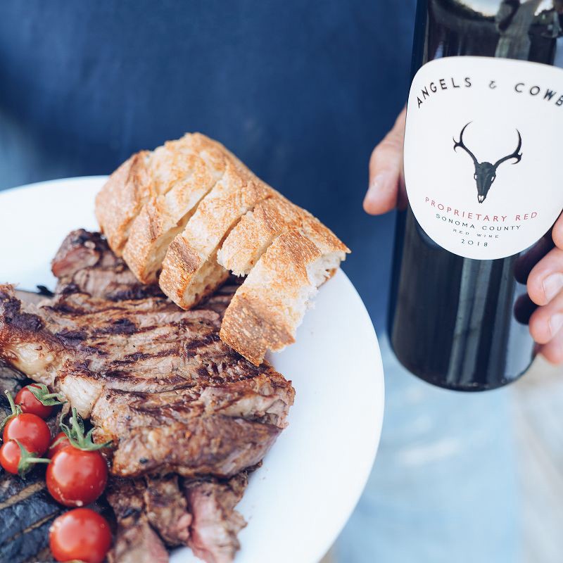 slide 4 of 8, Angels & Cowboys Proprietary Red Blend Wine - 750ml Bottle, 750 ml