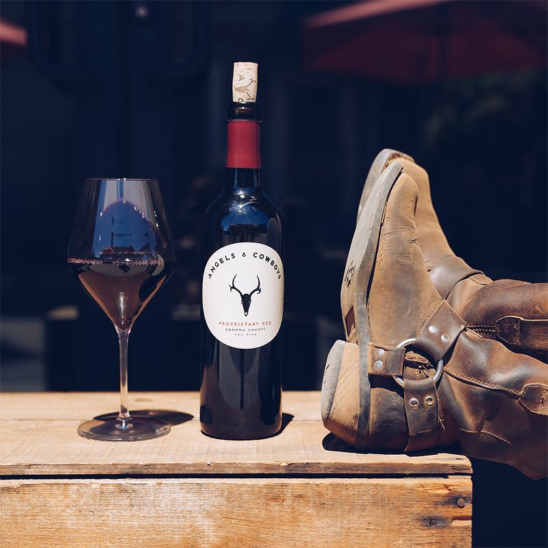 slide 7 of 8, Angels & Cowboys Proprietary Red Blend Wine - 750ml Bottle, 750 ml