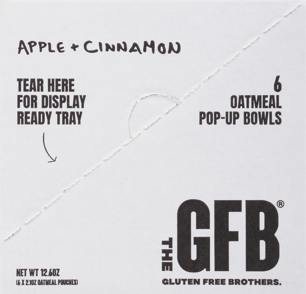 slide 8 of 9, The Gluten Free Bar Apple + Cinnamon Oatmeal 6 - 2.1 oz Pouches, 6 ct