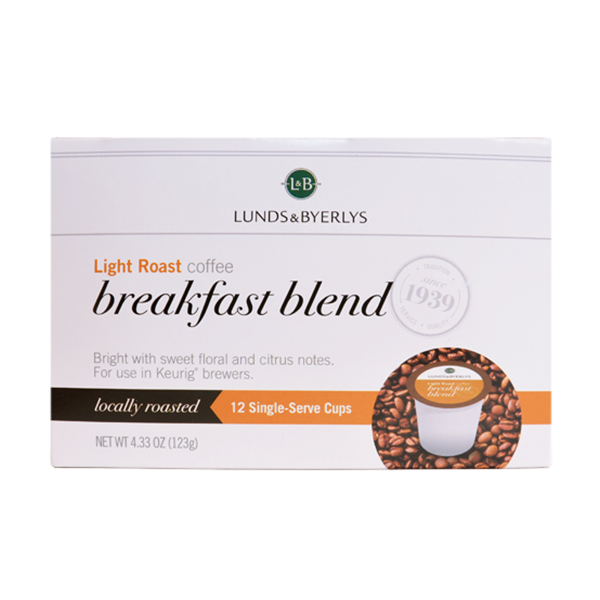 slide 1 of 1, L&B K-Cups Breakfast Blend Coffee- 12 ct, 12 ct