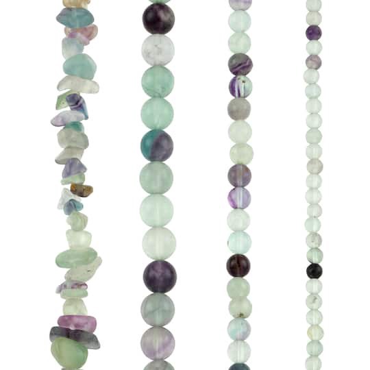 slide 1 of 3, Mixed Flourite Beads By Bead Landing, 4mm-10mm