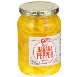 Weis Quality Hot Banana Pepper Rings - 16 fl oz