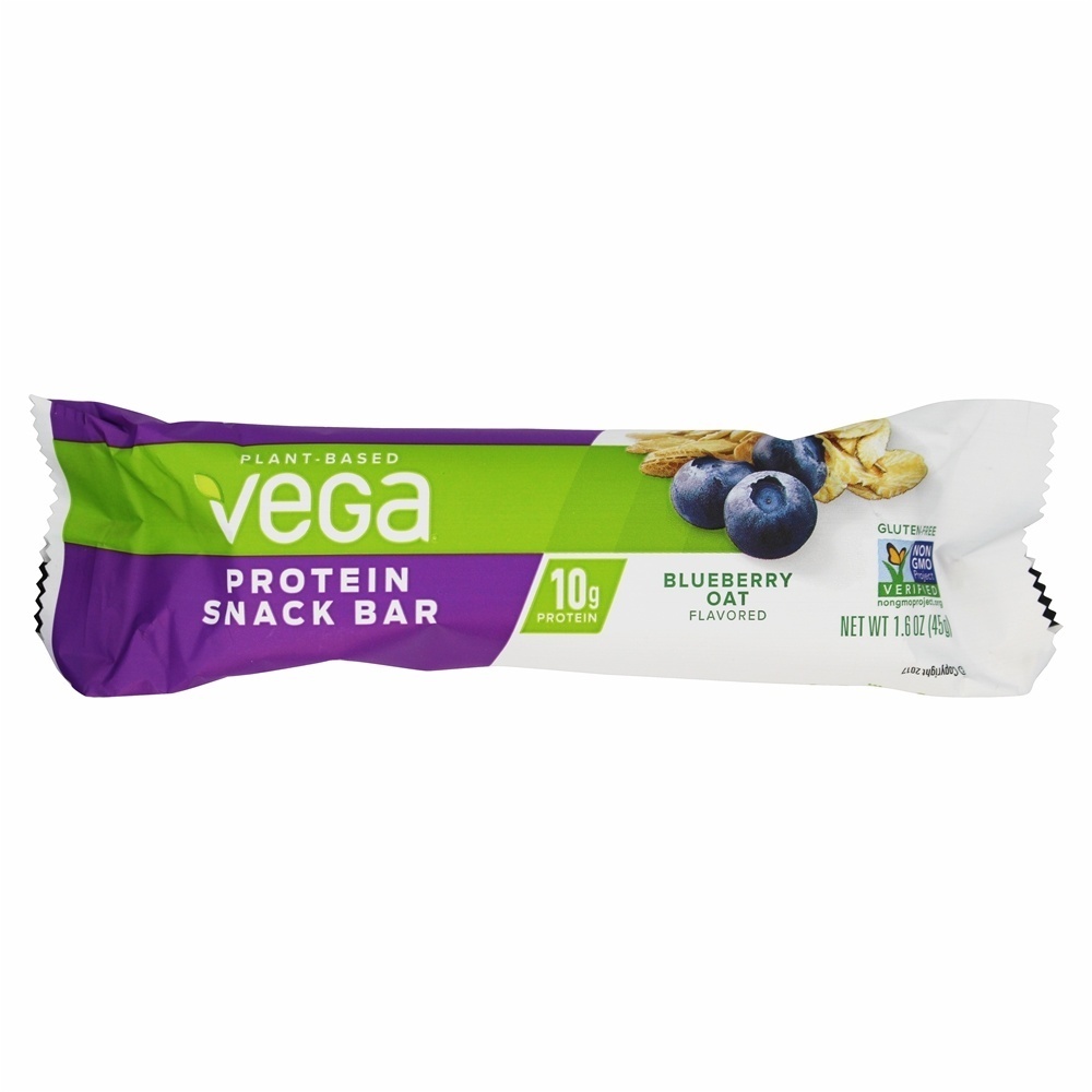 slide 1 of 1, Vega Blueberry Oat Protein Snack Bar, 1.6 oz