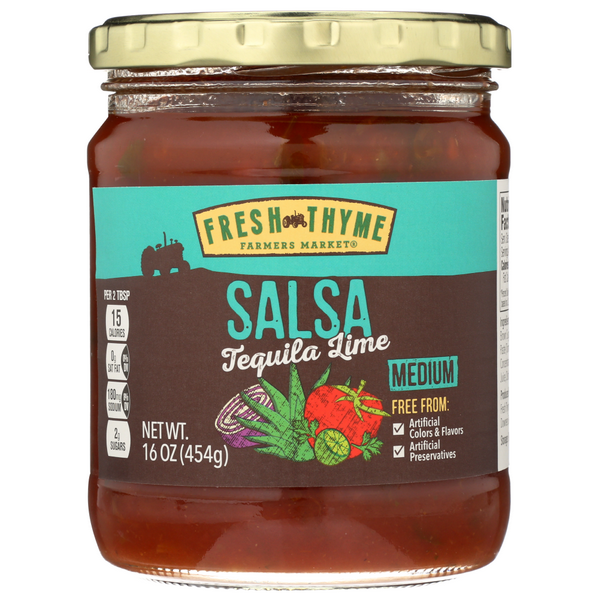 slide 1 of 1, Fresh Thyme Farmers Market Tequila Lime Salsa, 1 ct