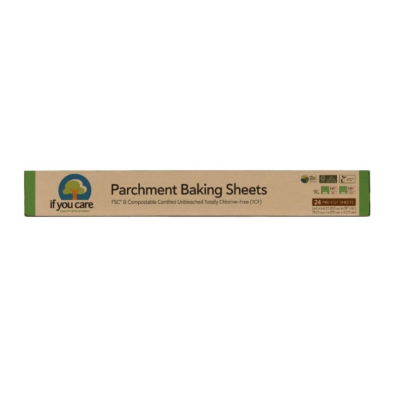 slide 1 of 5, If You Care Parchment Baking Sheets, 24 ct