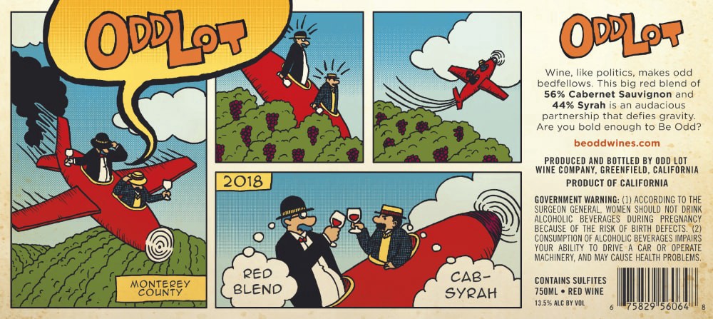 slide 5 of 6, Odd Lot Cabernet Sauvignon-Syrah Red Blend Wine, 750 ml