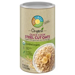 Full Circle Market Organic Quick Cook Steel Cut Oats 24 oz