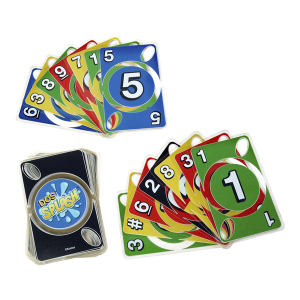 slide 1 of 1, Mattel Uno Dos Splash Card Game, 1 ct