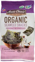 Annie Chun's Organic Sea Salt & Vinegar Seaweed Snacks 0.35 oz