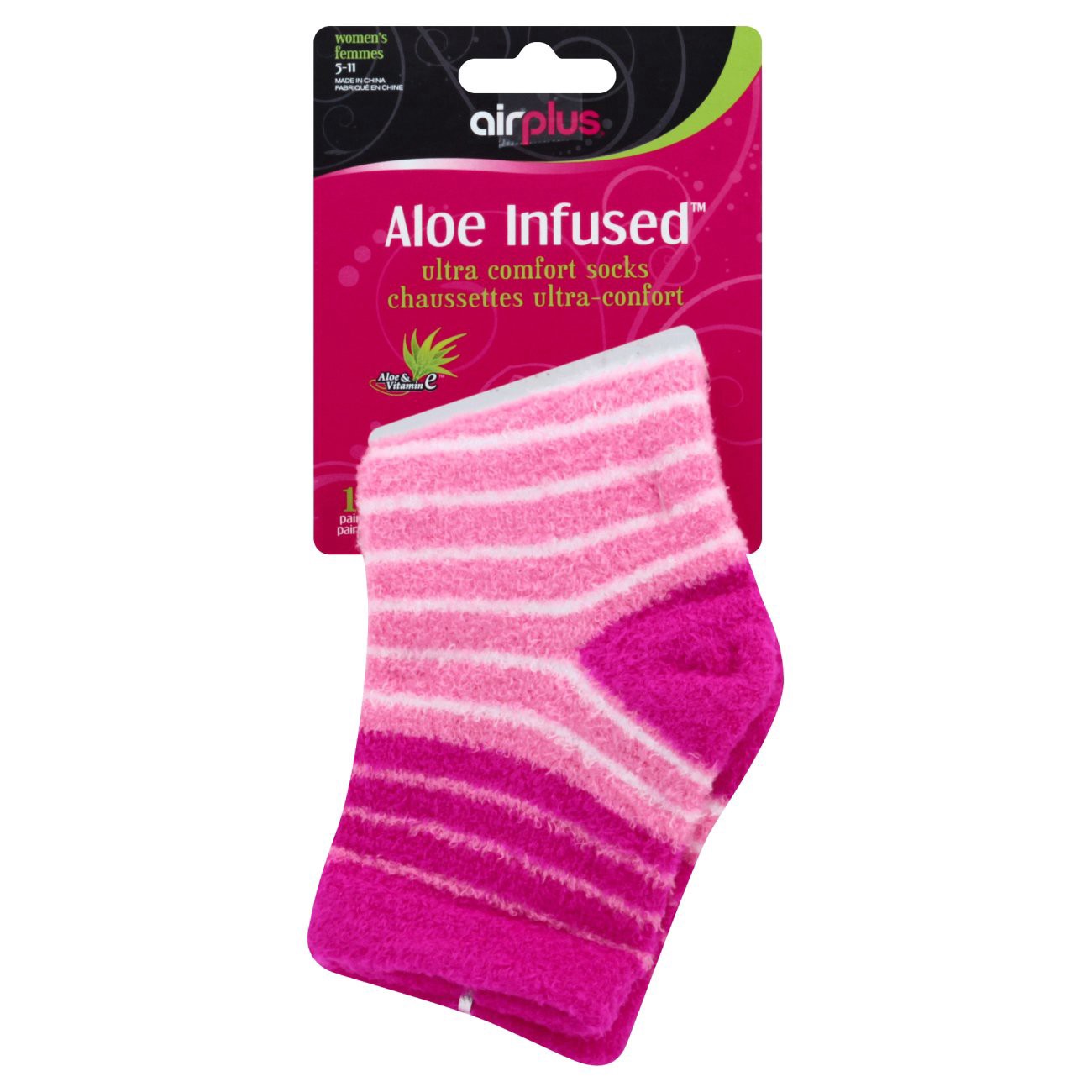 slide 1 of 1, Airplus Aloe Sock, 1 pair, 1 pair