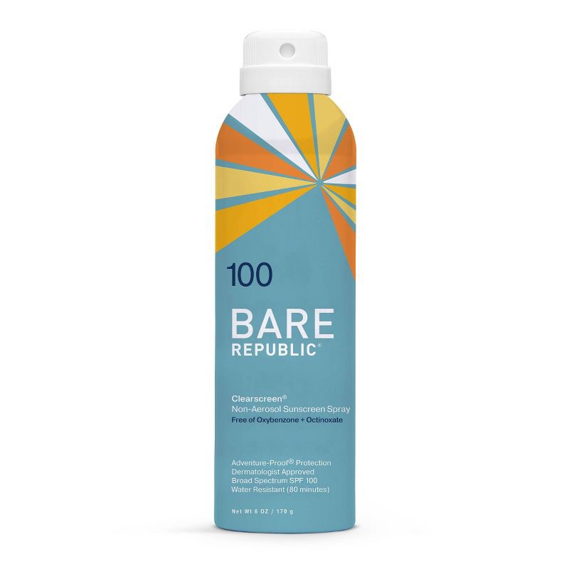 slide 1 of 4, Bare Republic Clearscreen Sunscreen Spray - SPF 100 - 6 fl oz, 100 x 6 fl oz