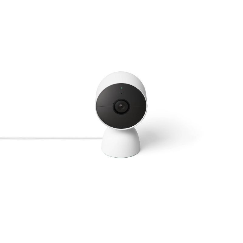 slide 3 of 4, Google - Nest Camera Stand - White: Compatible with Assistant & Outdoor Use, 1 ct