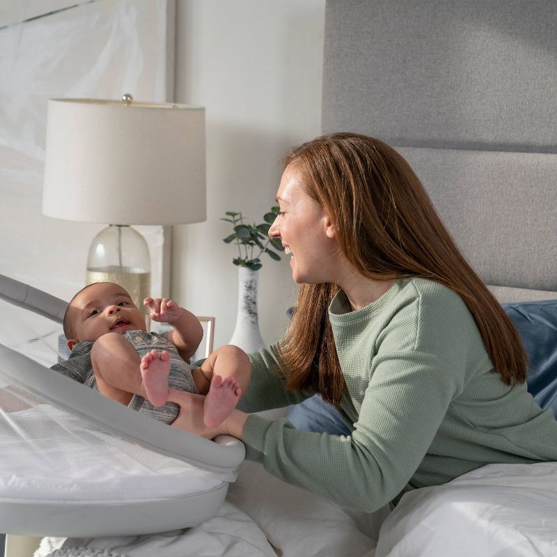 slide 3 of 9, HALO Innovations BassiNest Swivel Sleeper 3.0 Baby Bassinet - Gray, 1 ct