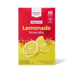 Lemonade Sugar-Free Drink Mix - 10ct - Market Pantry™