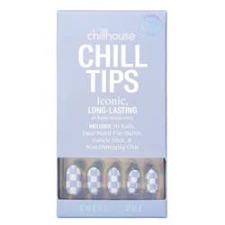Chillhouse Chill Tips Press-On Fake Nails - Checked Out - 24ct