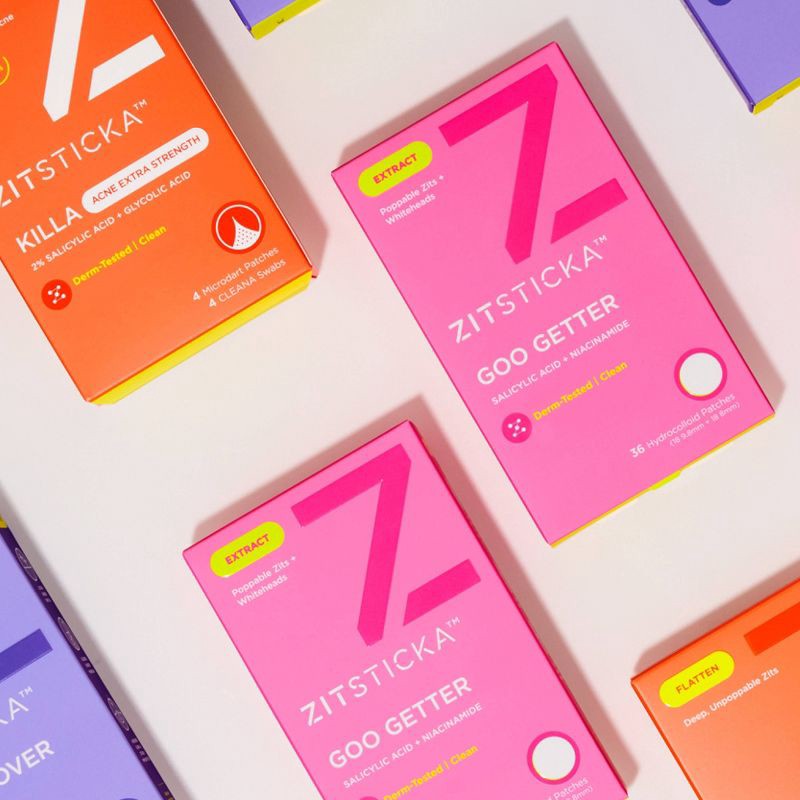 slide 8 of 8, ZitSticka Goo Getter Surface Pimple Hydrocolloid Acne Patch - 36ct, 36 ct