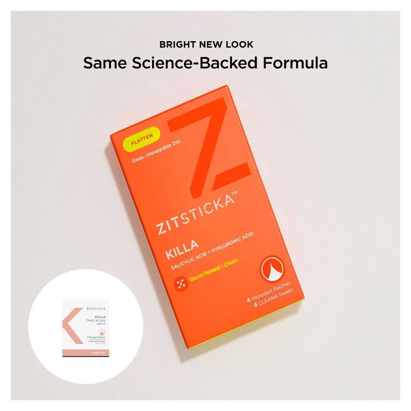 slide 3 of 8, ZitSticka Killa Deep Zit Microdart Acne Pimple Patch - 4pk, 4 ct