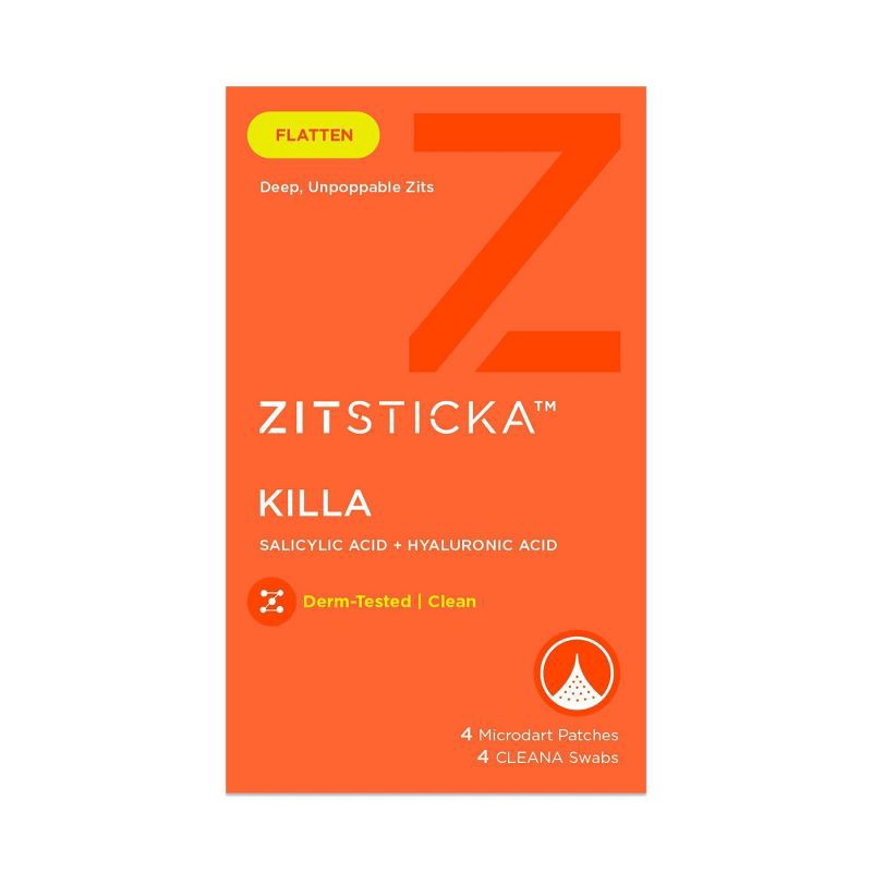 slide 1 of 8, ZitSticka Killa Deep Zit Microdart Acne Pimple Patch - 4pk, 4 ct
