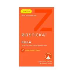ZitSticka Killa Deep Zit Microdart Acne Pimple Patch - 4pk
