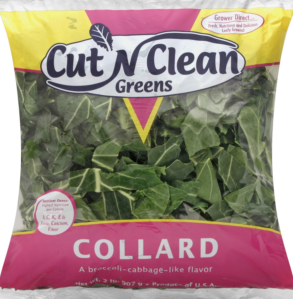 slide 4 of 5, Cut N Clean Collard 2 lb, 32 oz