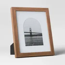 8" x 10" Matted to 5" x 7" Single Image Table Frame with Arch Brown - Threshold™