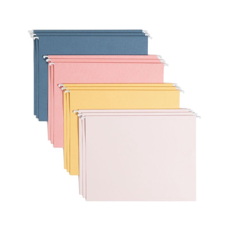 slide 5 of 7, U Brands 12ct Hanging File Folders - Cottage Core: Multi-Color Paperboard, Pronged, 12 Sheet Capacity, 9.21" x 12.91", 12 ct, 12 sheets