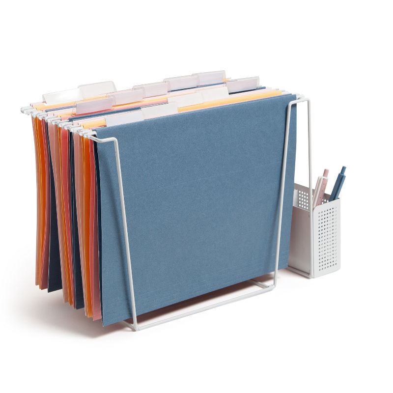 slide 7 of 7, U Brands 12ct Hanging File Folders - Cottage Core: Multi-Color Paperboard, Pronged, 12 Sheet Capacity, 9.21" x 12.91", 12 ct, 12 sheets