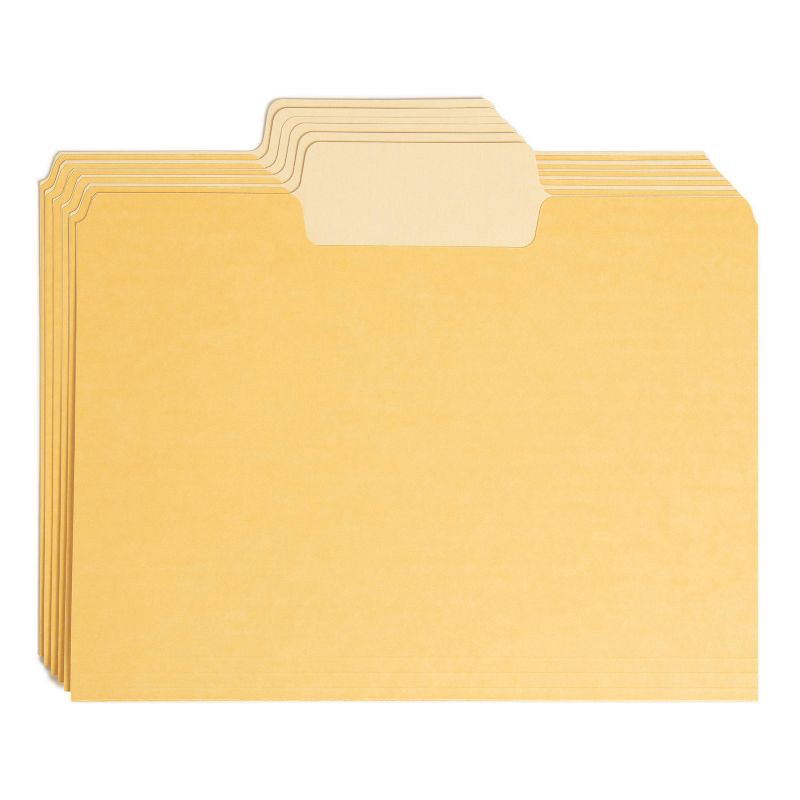 slide 6 of 10, U Brands 24ct Super TabFile Folders - Two Toned, 24 ct
