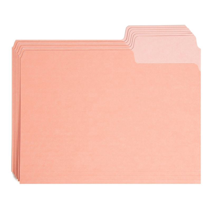 slide 7 of 10, U Brands 24ct Super TabFile Folders - Two Toned, 24 ct