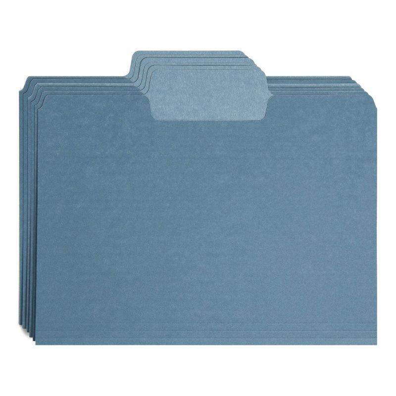 slide 9 of 10, U Brands 24ct Super TabFile Folders - Two Toned, 24 ct